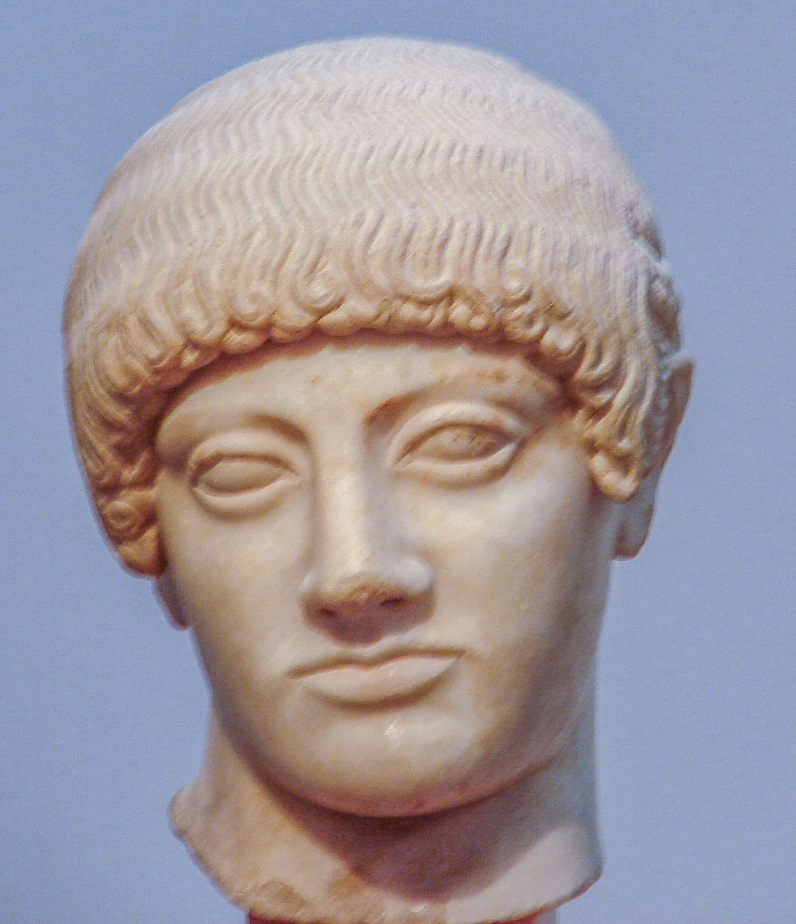 Blond Kouros's Head of the Acropolis