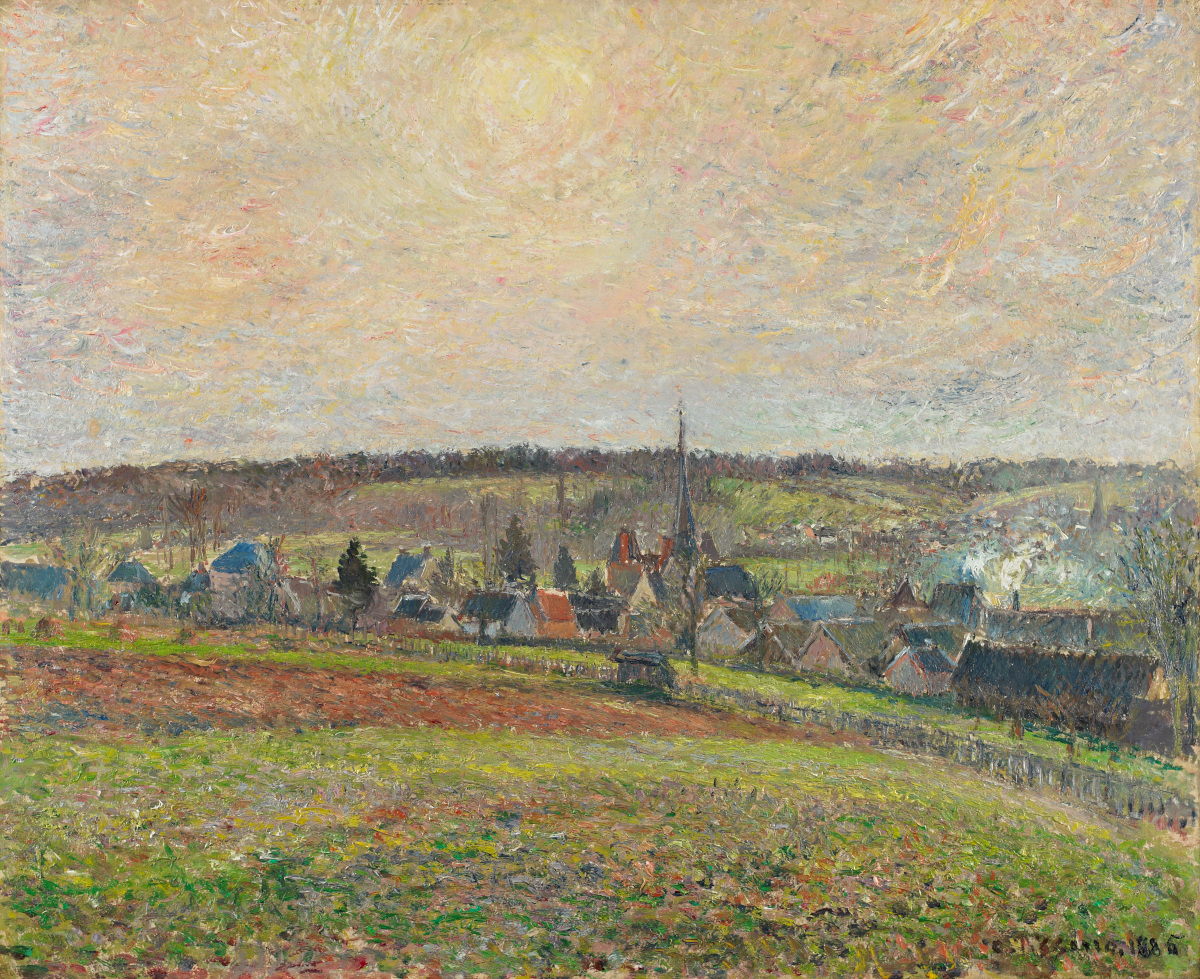 View of the Village of Éragny