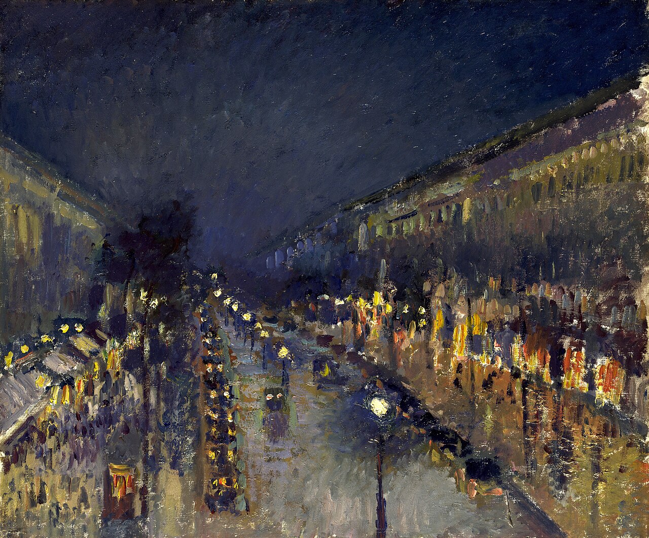 The Boulevard Montmartre at Night