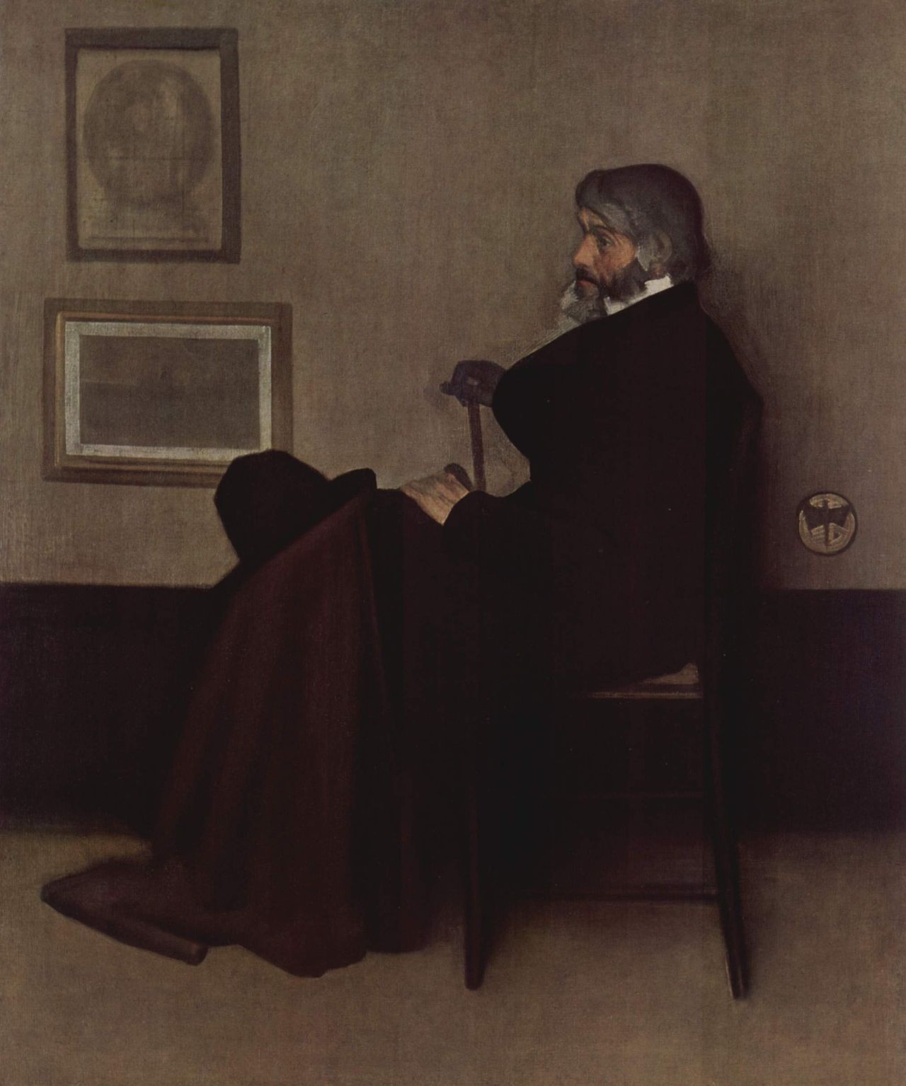 Arrangement in Grey and Black, No. 2: Portrait of Thomas Carlyle