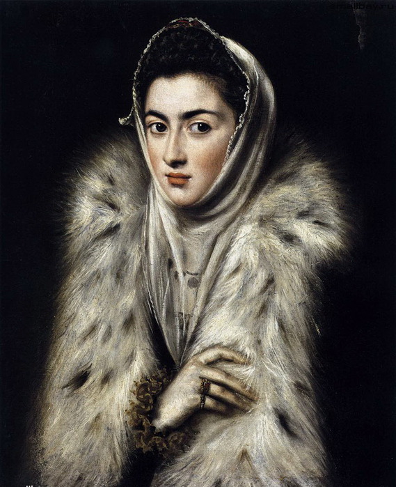 Lady in a Fur Wrap
