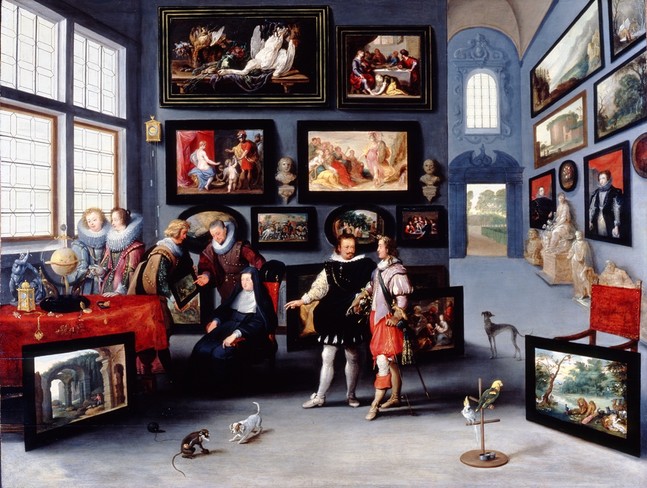 Interior of the Salon of the Archduchess Isabella of Austria