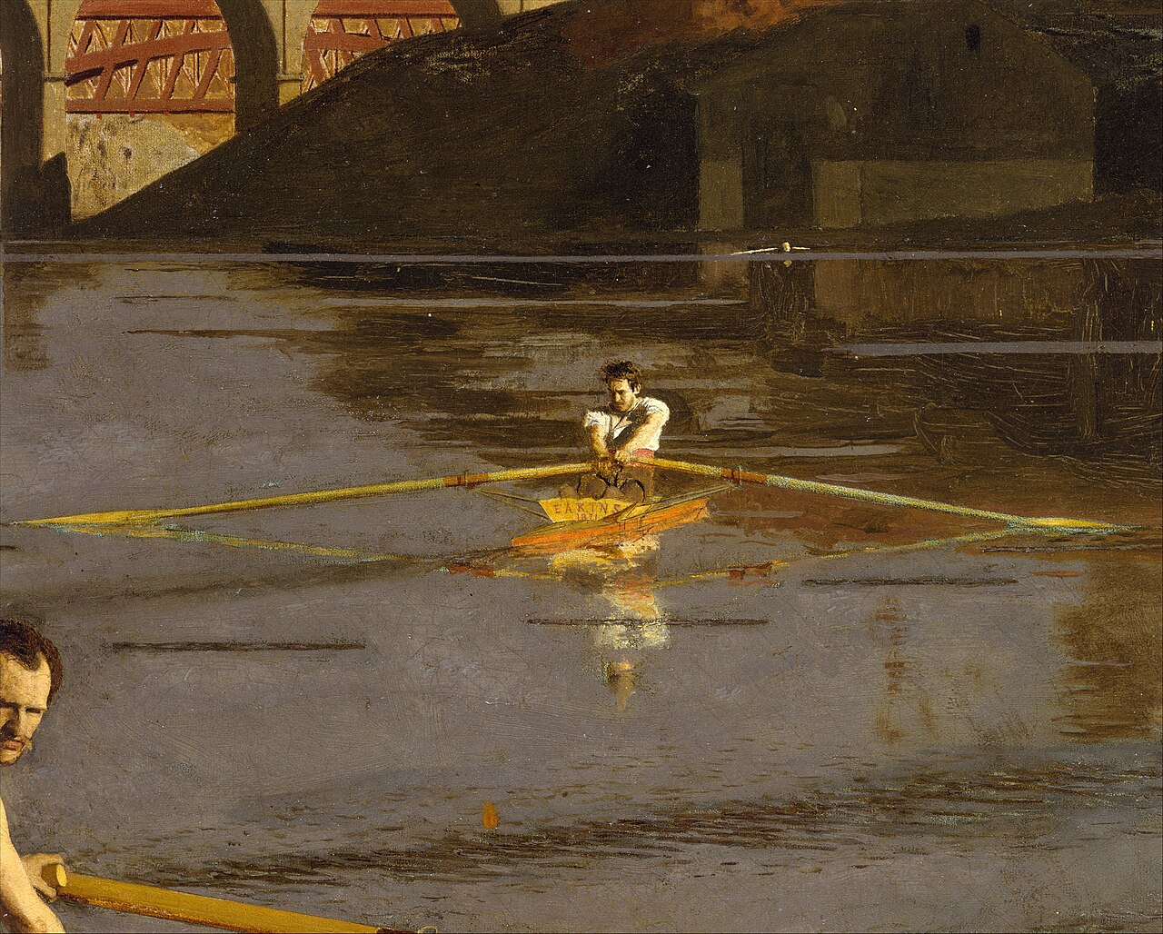 Max Schmitt in a Single Scull