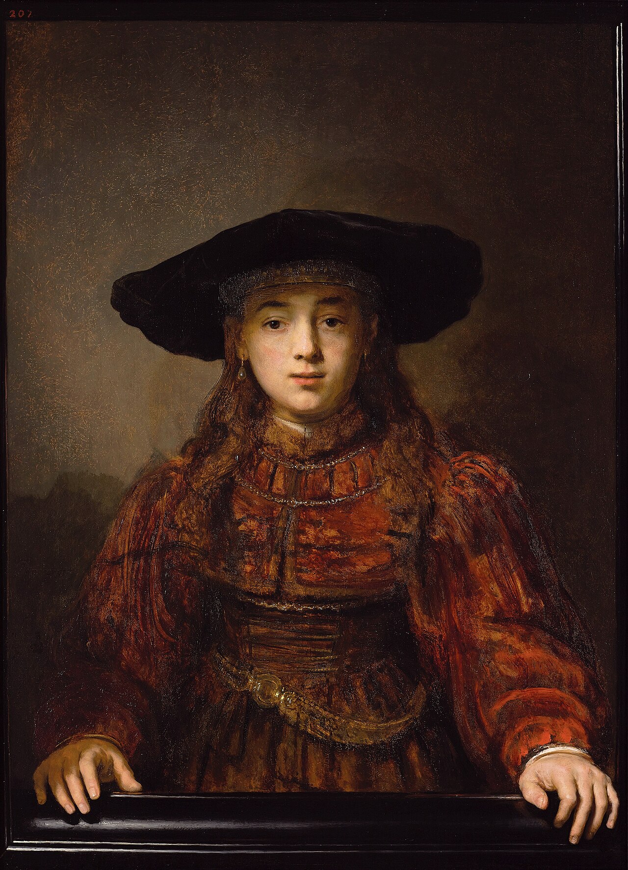 Girl in a Picture Frame