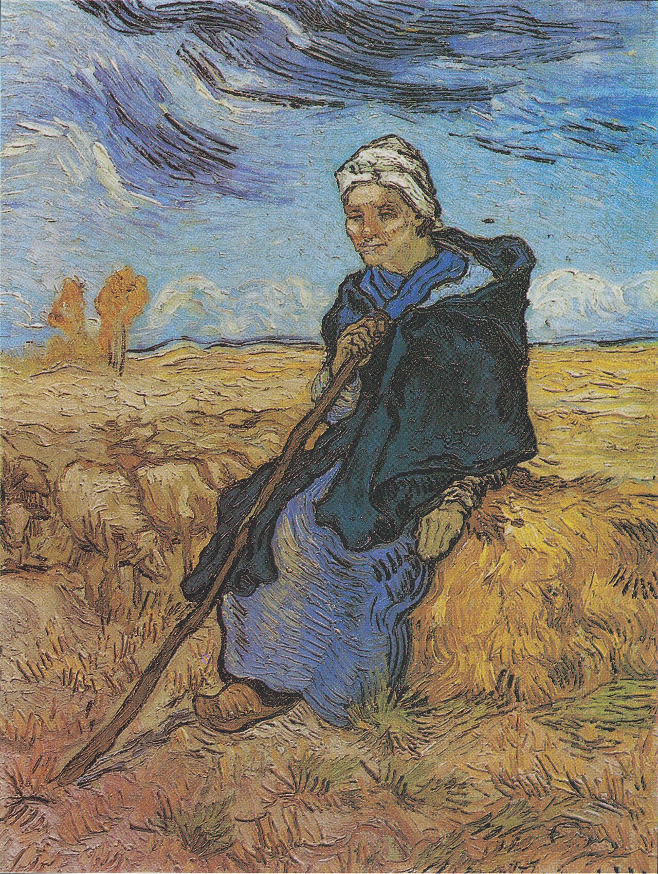 Shepherdess, The (after Millet)